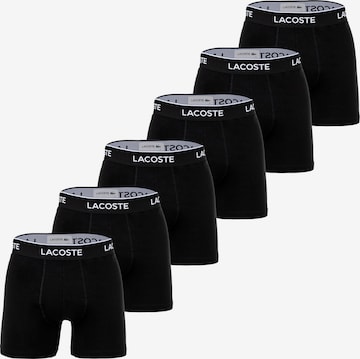 LACOSTE Boxer shorts in Black: front