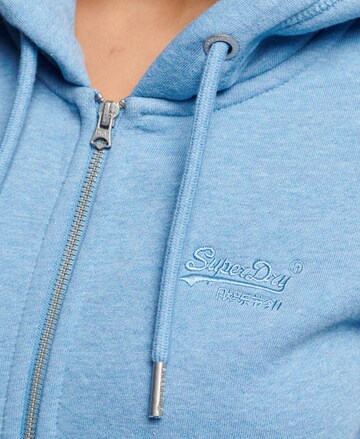 Superdry Sweatjacke in Blau