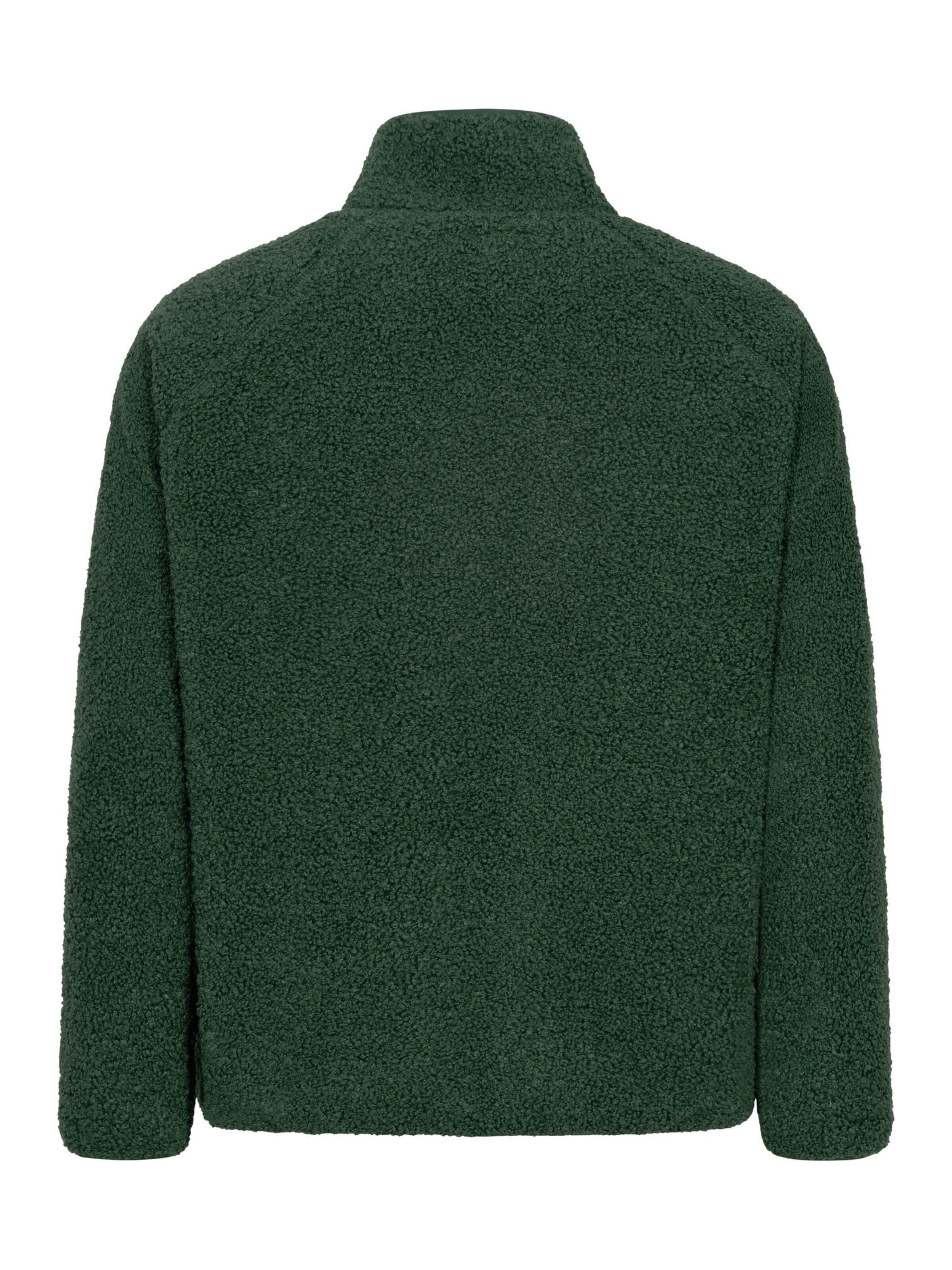 Derbe Fleece Jacket 'Kuschelby' in Green