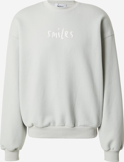 Smiles Sweatshirt 'Milo' in de kleur Offwhite, Productweergave