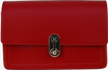Borsa a spalla 'Borsa a Spalla Carol Miniflap Bruno Magli Eco-Pelle Twist Lock' di Bruno Magli in rosso: frontale