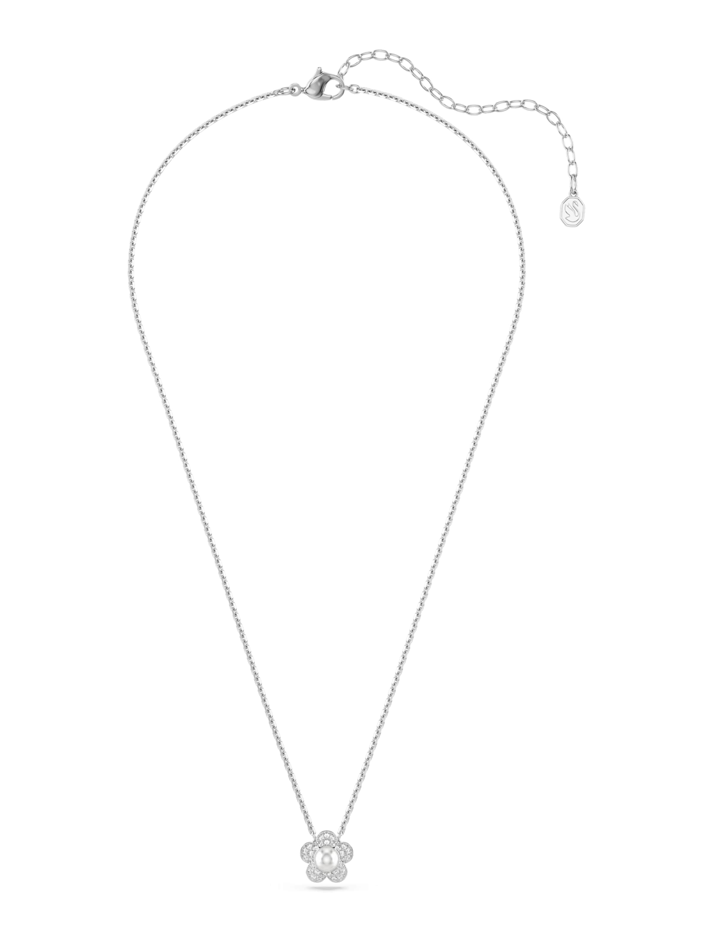 Swarovski Kette in Silber: Vorderseite