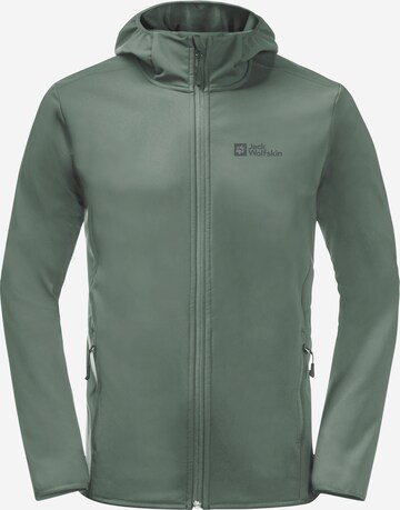 JACK WOLFSKIN Outdoorjas 'BORNBERG' in Groen: voorkant