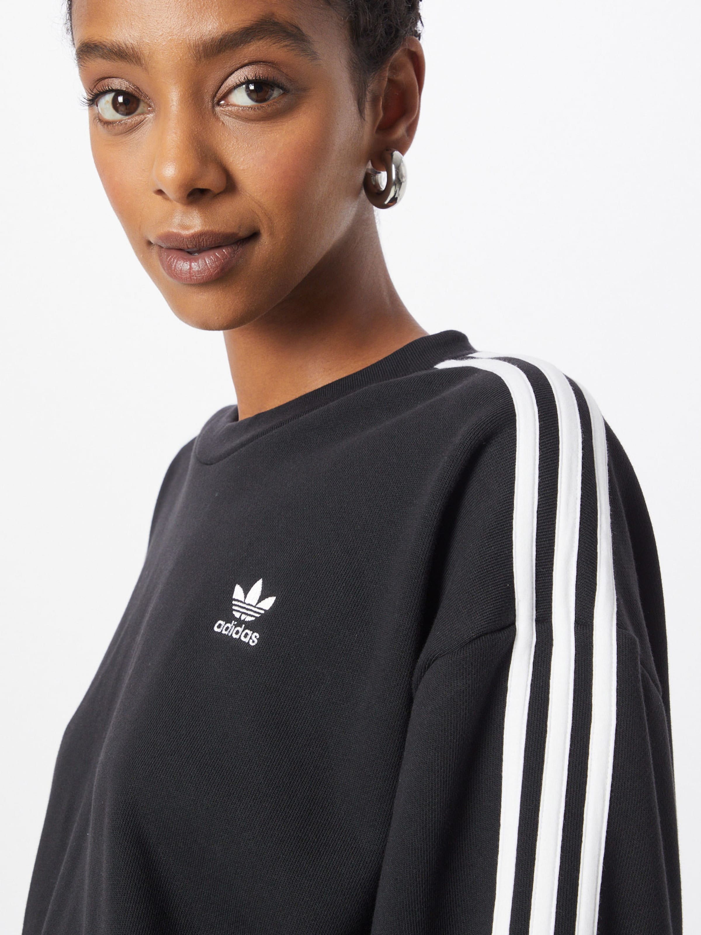 Adidas originals adicolor three stripe mini dress in black 2025