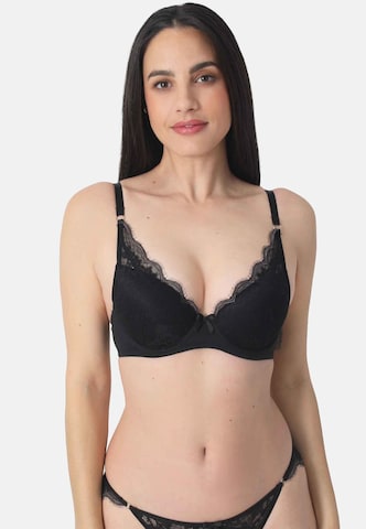 sassa Push-up BH in Zwart