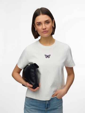 VERO MODA Μπλουζάκι 'VMSARA METTE' σε λευκό: μπροστά