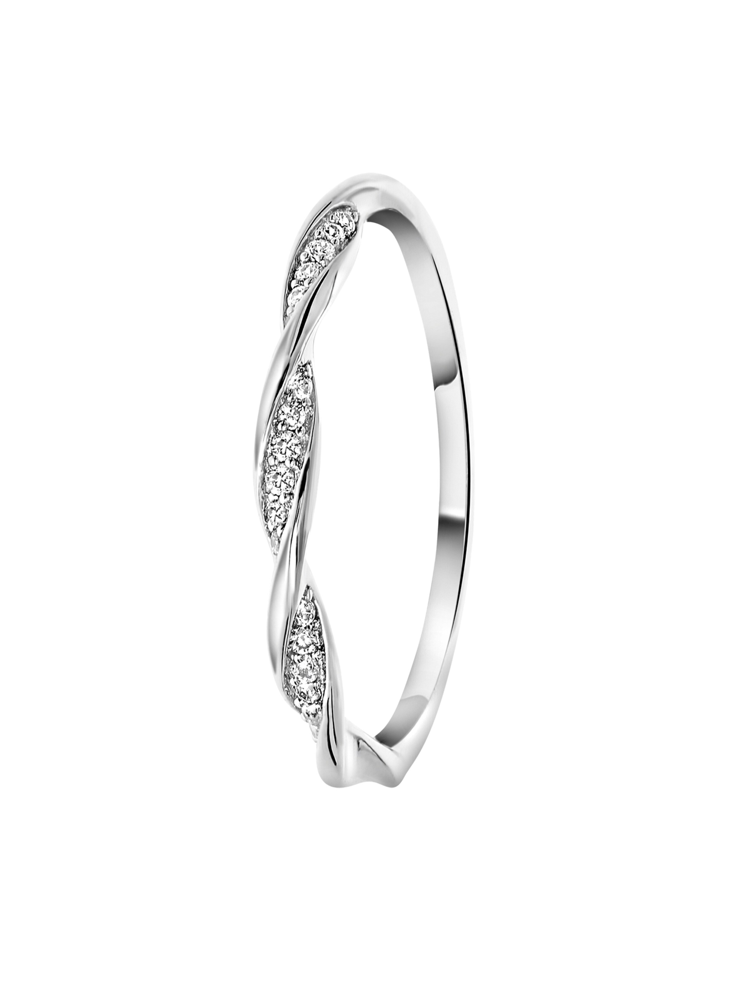 Lucardi Ring in Silver: front