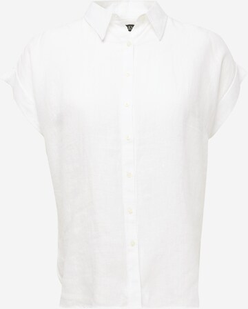 Lauren Ralph Lauren Plus Bluse i hvit: forside