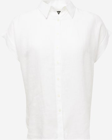 Lauren Ralph Lauren Plus - Blusa en blanco: frente