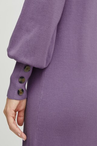 Fransa Strickkleid 'Blume' in Lila