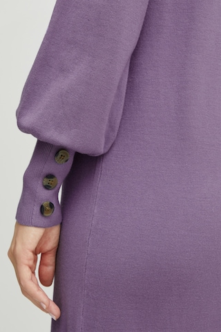 Fransa Knitted dress 'Blume' in Purple