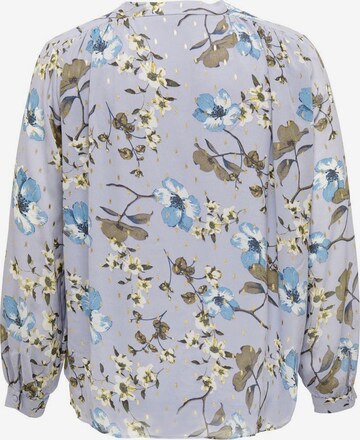 ONLY Carmakoma Blouse in Blauw