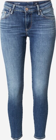 AG Jeans Skinny Jeans in Blue: front