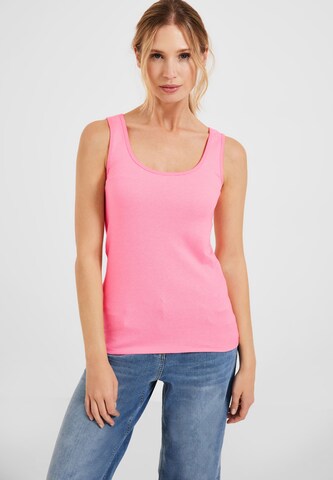 CECIL Top in Pink: front