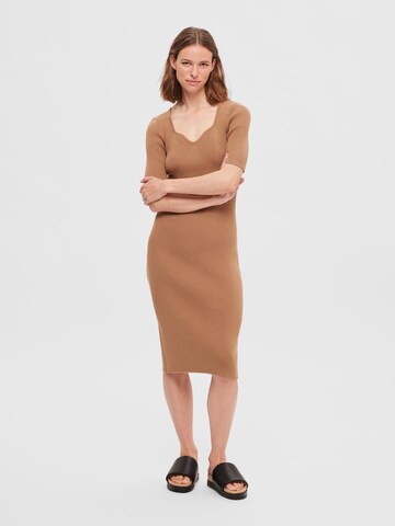 SELECTED FEMME Dress in Brown