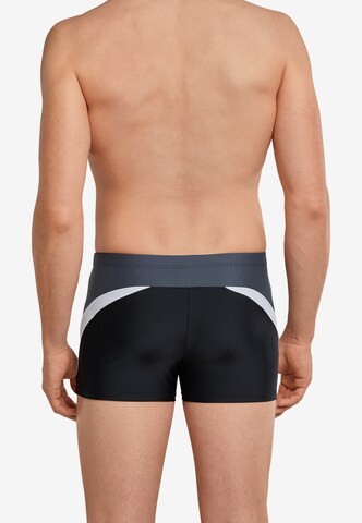 SCHIESSER Badeshorts 'Nautical Active' in Schwarz