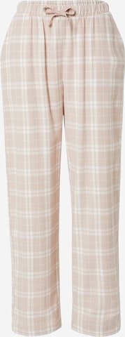 Lindex Pajama Pants in Beige: front