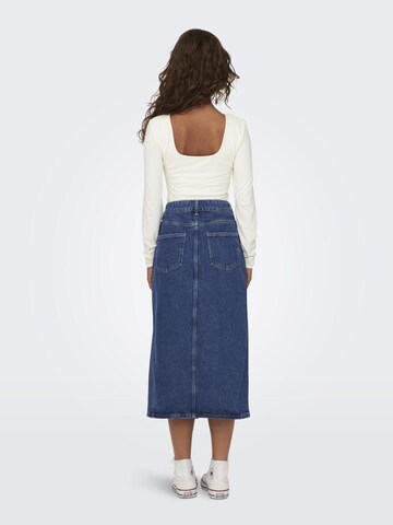 ONLY - Falda en azul