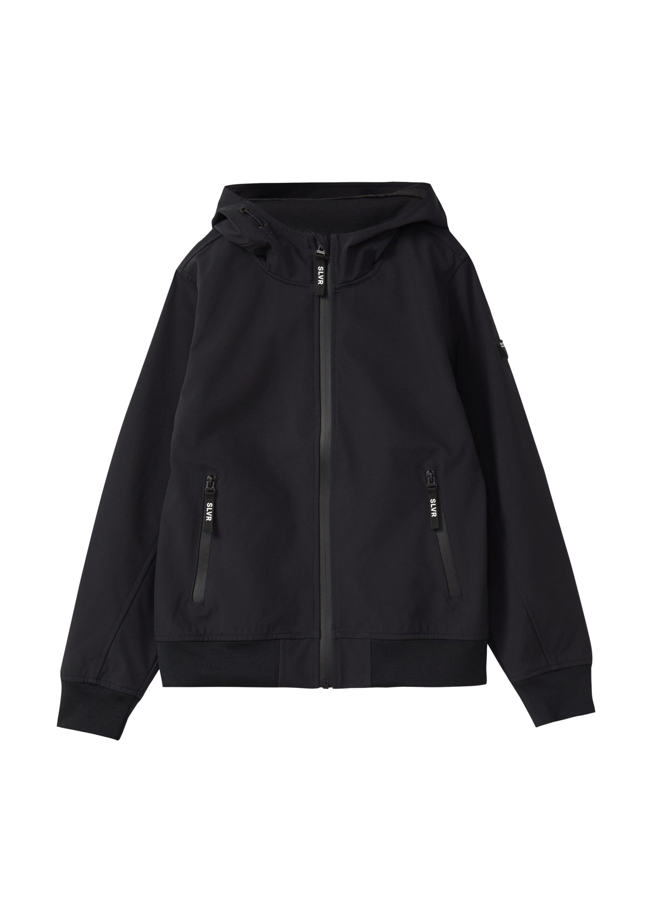 s.Oliver Outdoor-Jacke in Schwarz: Vorderseite