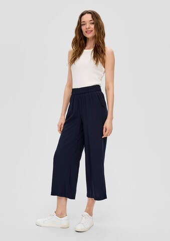 s.Oliver Wide leg Broek in Blauw