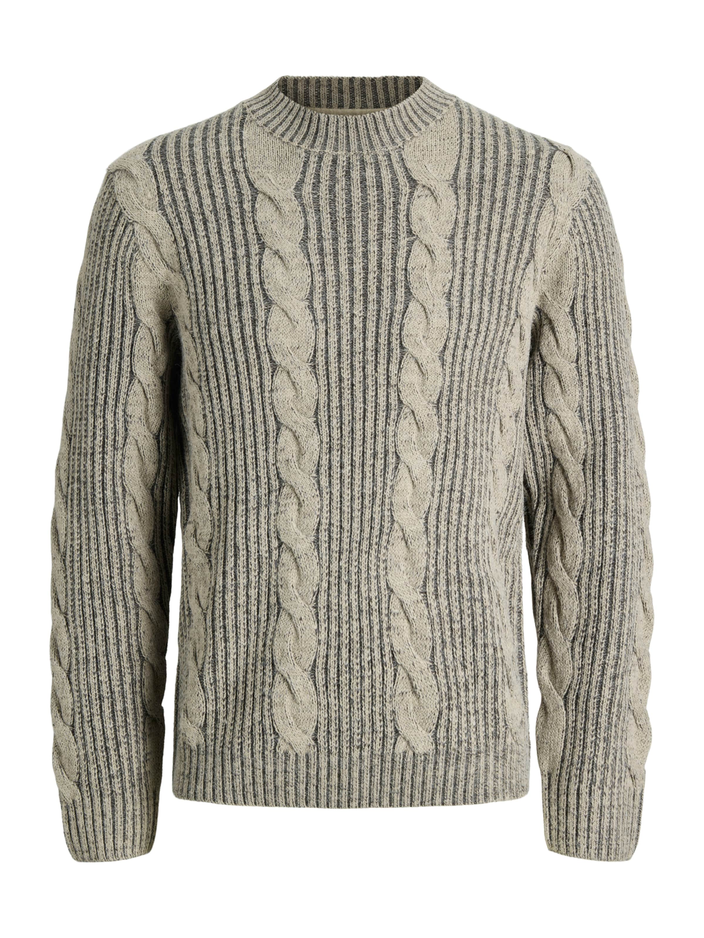 Pullover 'JPRBLUCARL' di Jack & Jones Premium in grigio: frontale