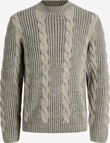 Pull-over 'JPRBLUCARL' Jack & Jones Premium en gris : devant