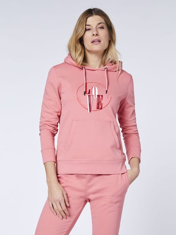 Oklahoma Jeans Sweatshirt in Pink: Vorderseite