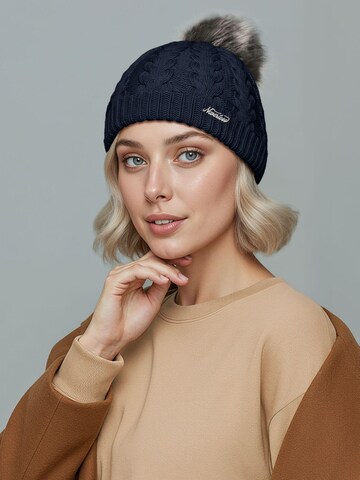Neverless Mütze '1975' in Blau