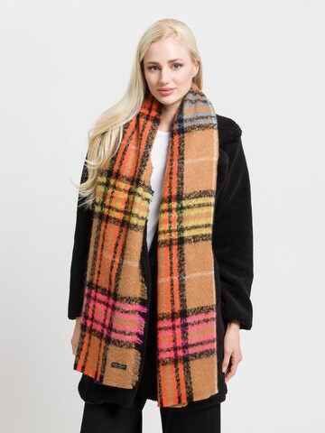 FRAAS Oversized Scarf in Brown: front