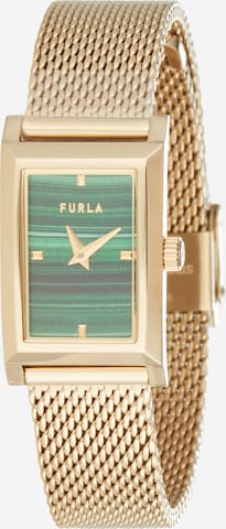 FURLA Analog watch 'Baguette' in Gold: front