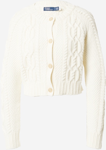 Polo Ralph Lauren Knit Cardigan 'ARAN' in Beige: front