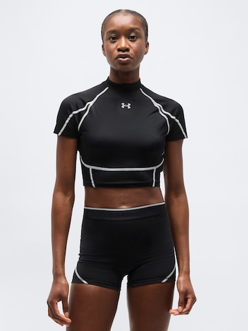 T-shirt fonctionnel 'Elite' UNDER ARMOUR en noir : devant