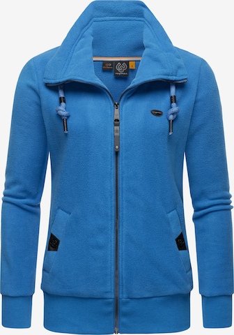 Ragwear Zip-Up Hoodie 'Rylie' in Blue: front