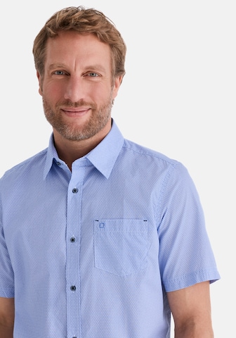 Stooker Men Regular Fit Hemd 'Hudson' in Blau
