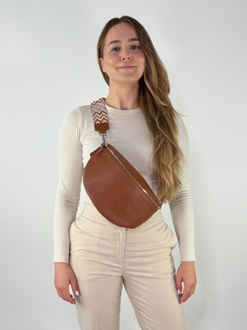 lePelou - Riñonera 'THEA large' en marrón
