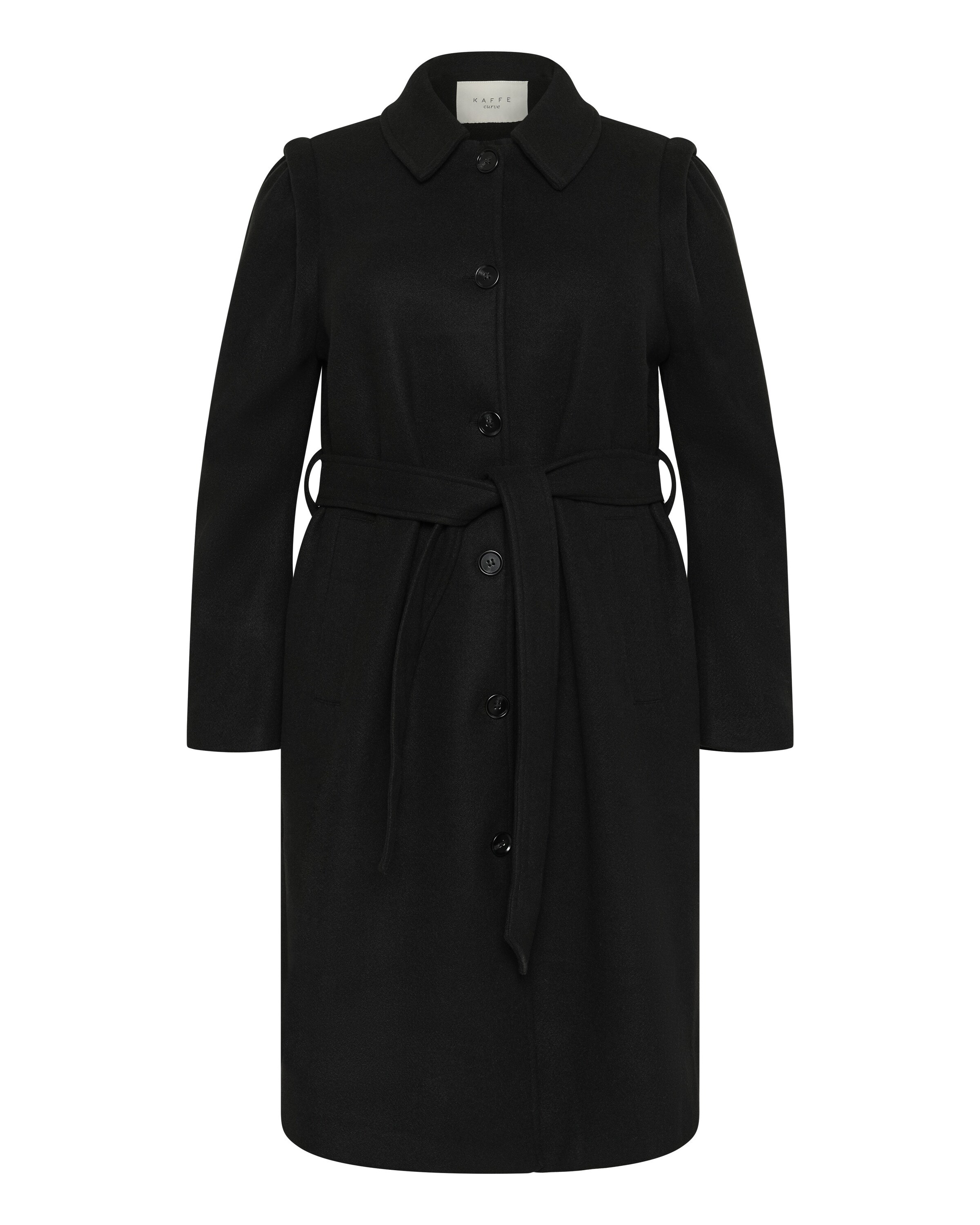 KAFFE CURVE Mantel 'Julian' in schwarz, Produktansicht