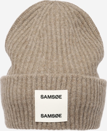 Samsøe Samsøe Beanie 'AMA' in Brown