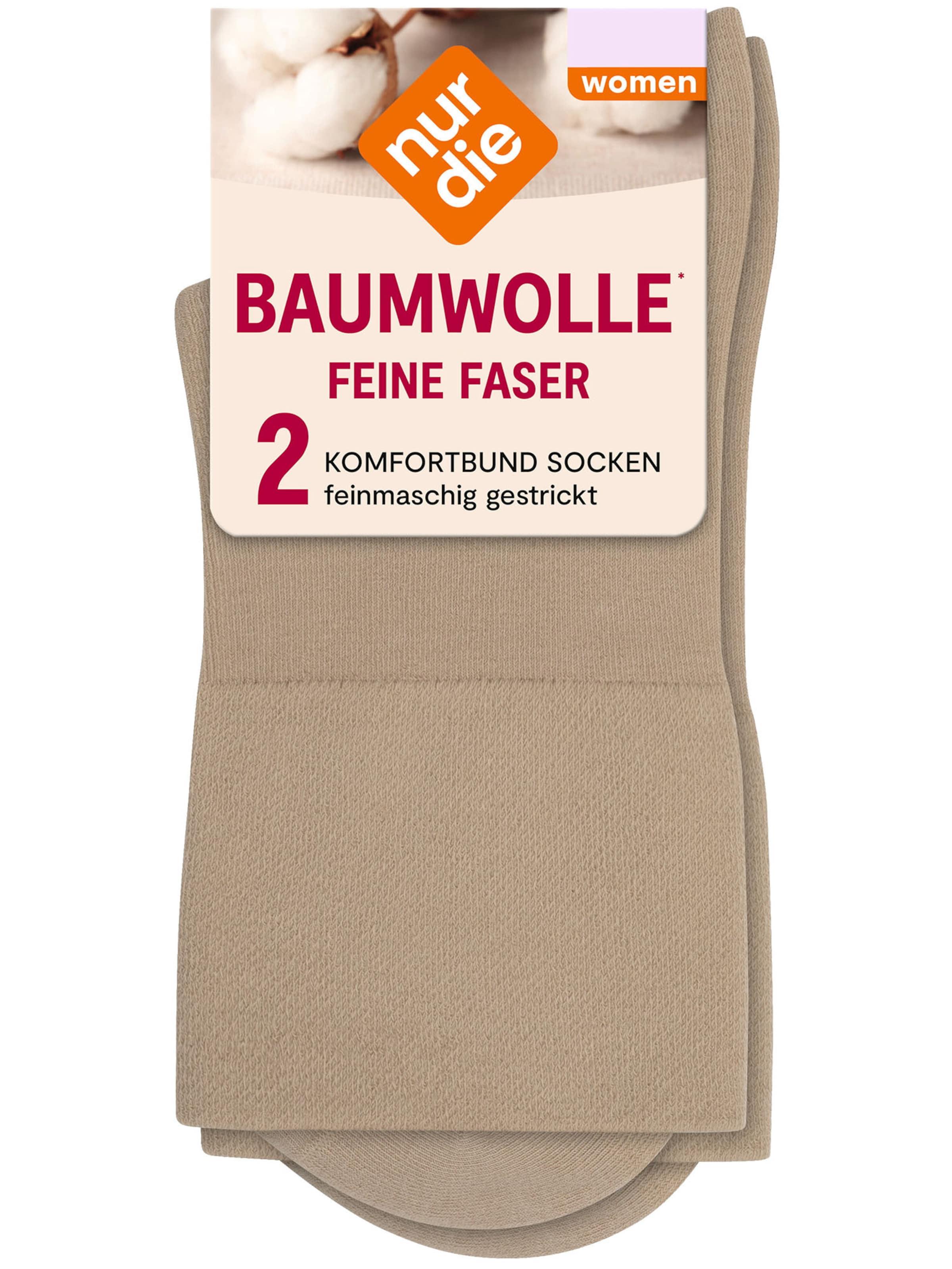 Nur Die Socks in Beige