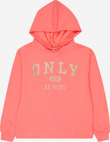 KIDS ONLY Sweatshirt in Roze: voorkant