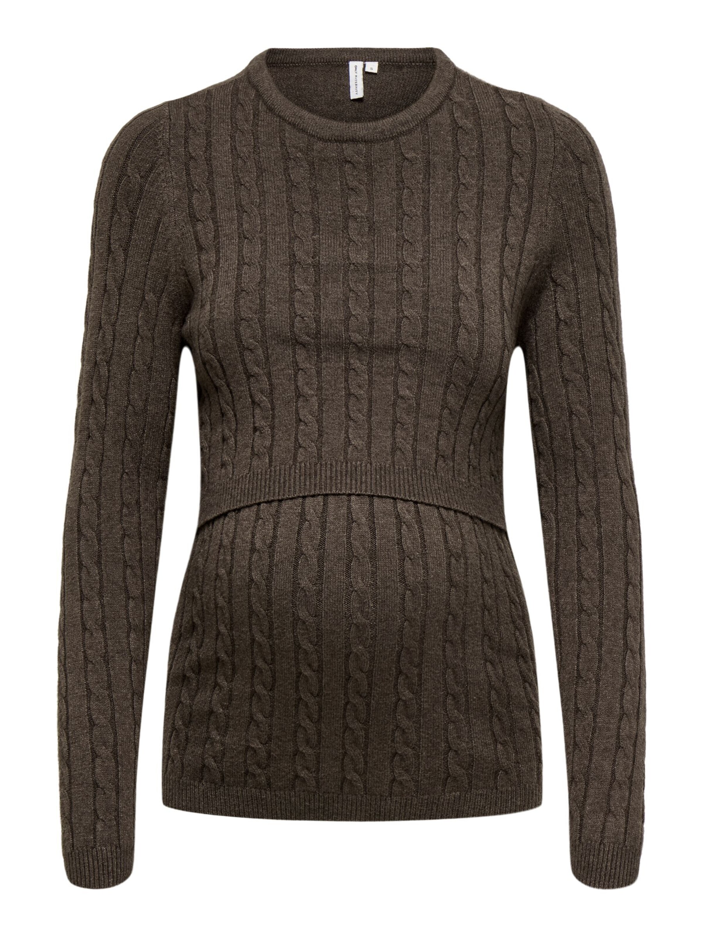 Pull-over 'OLMMera' Only Maternity en marron