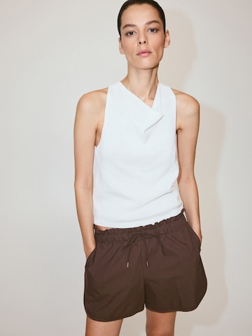 MANGO Loosefit Shorts 'MARA' in Lila