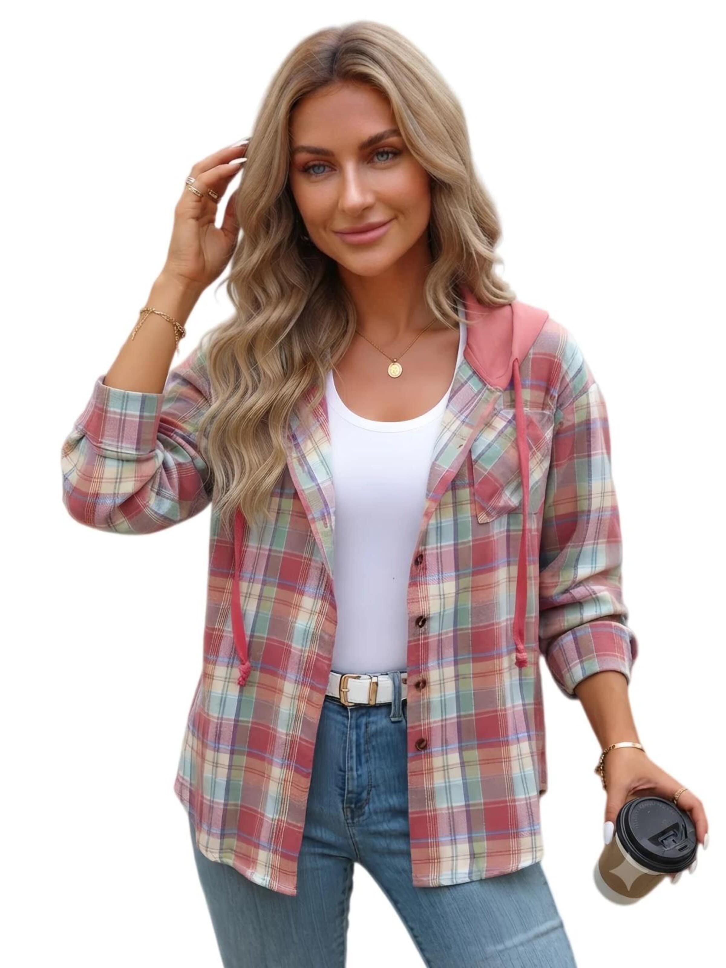 Yesfashion Bluzka w kolorze czerwony