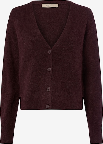 MOS MOSH Strickjacke ' MMThora ' in Lila: Vorderseite