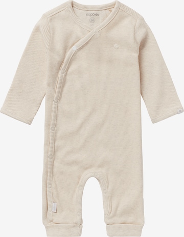 Noppies - Pijama entero/body 'Nevis' en beige: frente