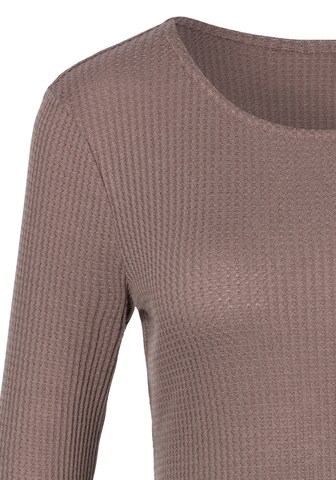 LASCANA - Camiseta en marrón
