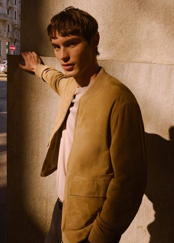 MANGO MAN Jacke 'Andrea' in Beige