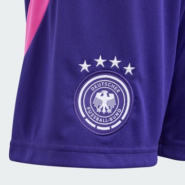 ADIDAS PERFORMANCE Regular Workout Pants 'Germany 24 Away' in Purple
