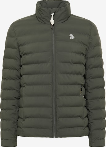 Schmuddelwedda Winter Jacket in Green: front