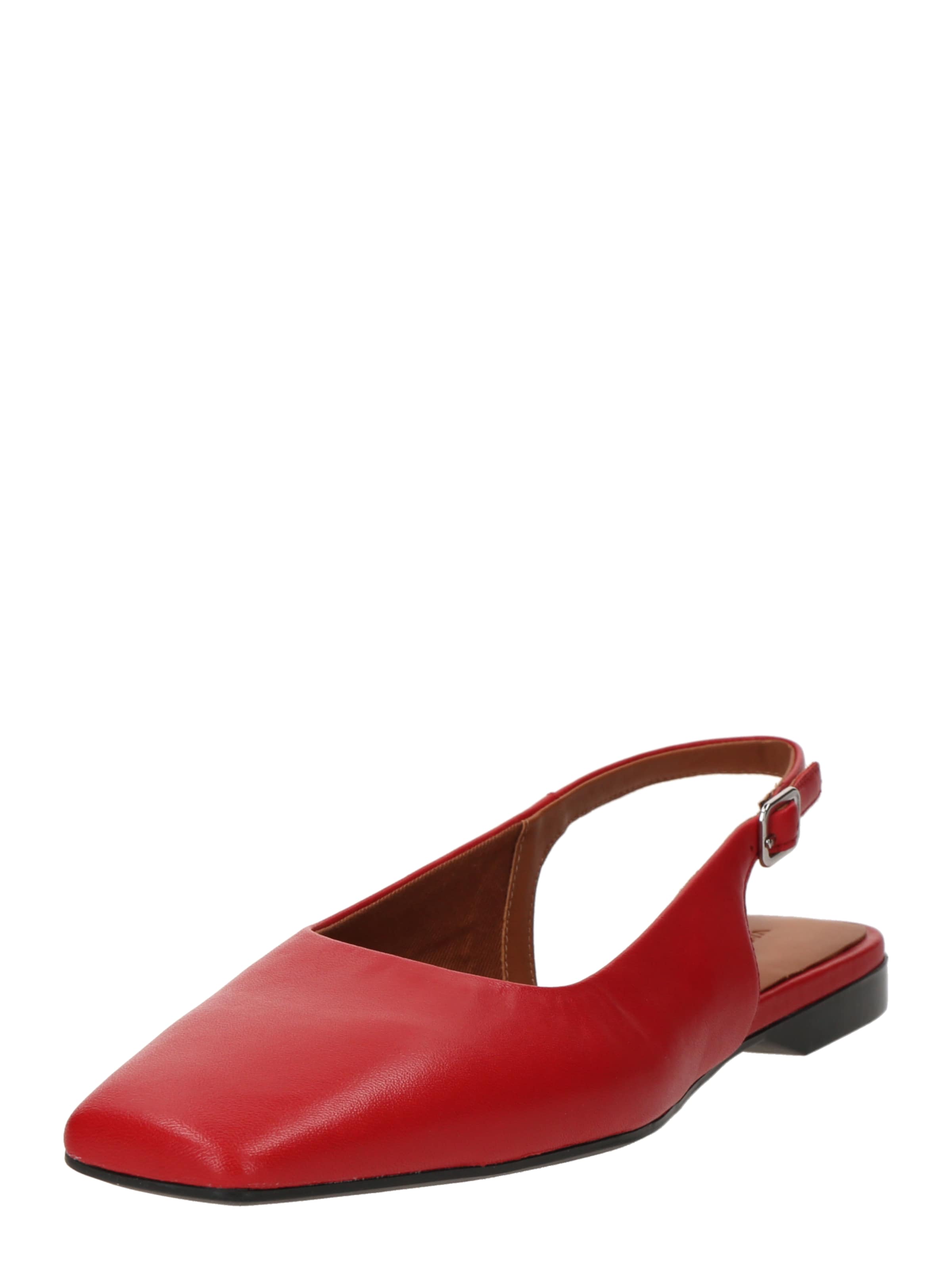 VAGABOND SHOEMAKERS - Bailarinas con hebilla 'DELIA' en rojo: frente
