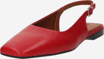 Ballerines à lanières 'DELIA' VAGABOND SHOEMAKERS en rouge : devant